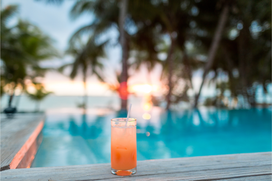 drink sunset