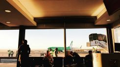 Travelers at the airport